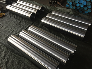 Skived tubes for piston accumulators